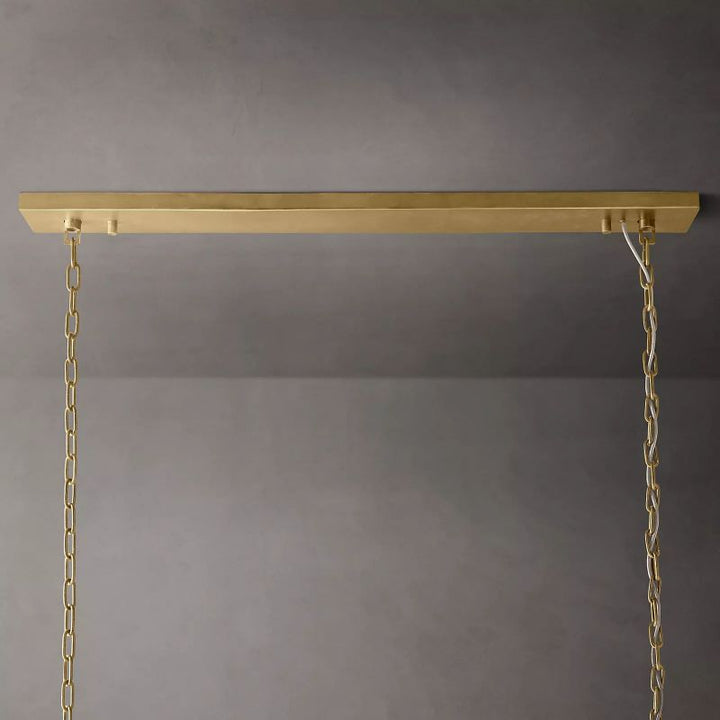 1920s Odem Rectangular Chandelier 72" - ebuylight