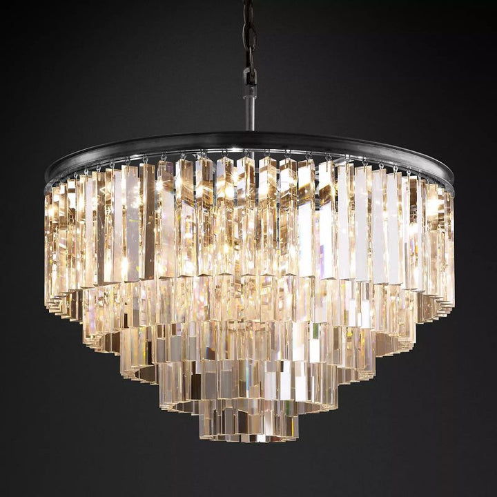 1920s Odem Round Chandelier 32" - ebuylight