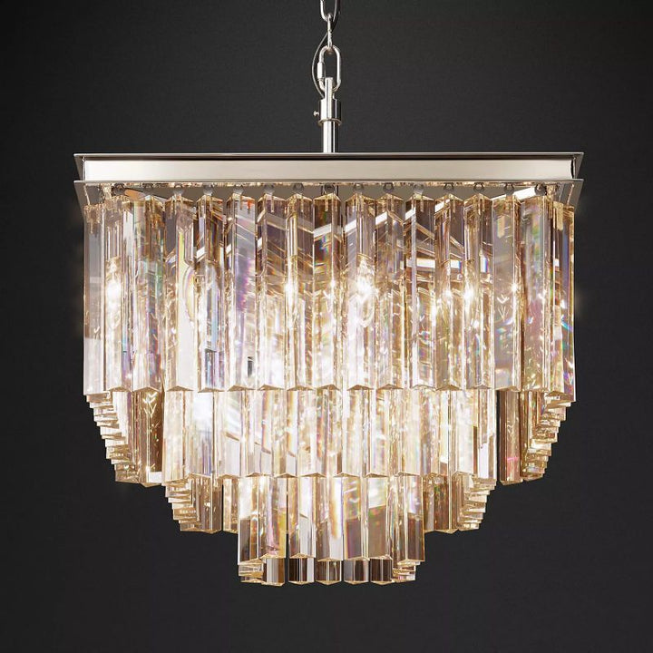 1920s Odem Square Chandelier 22" - ebuylight