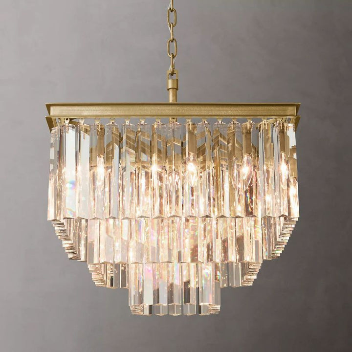 1920s Odem Square Chandelier 22" - ebuylight