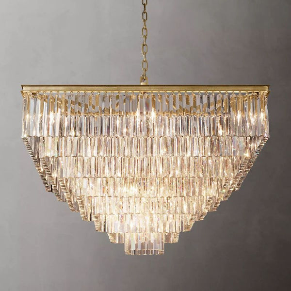 1920s Odem Square Chandelier 47" - ebuylight