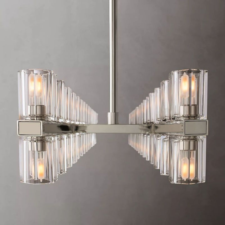 Aka Wine-glass Rectangular Chandelier 54" - ebuylight