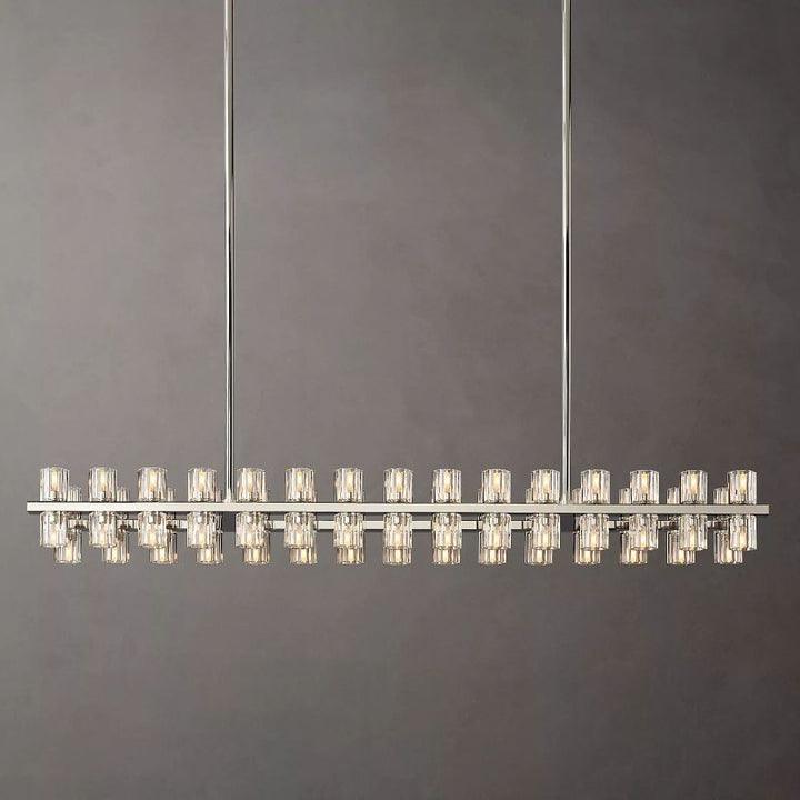 Aka Wine-glass Rectangular Chandelier 54" - ebuylight