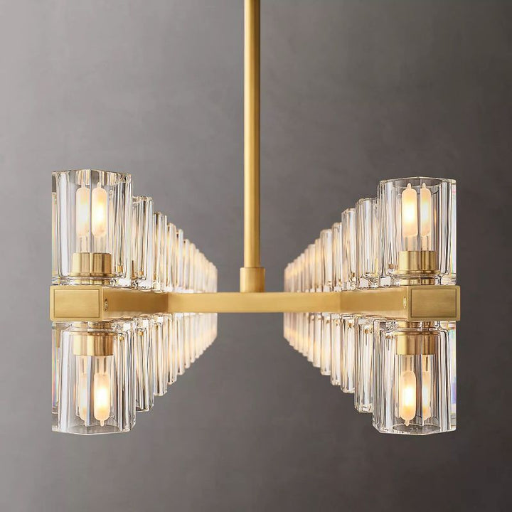 Aka Wine-glass Rectangular Chandelier 54" - ebuylight