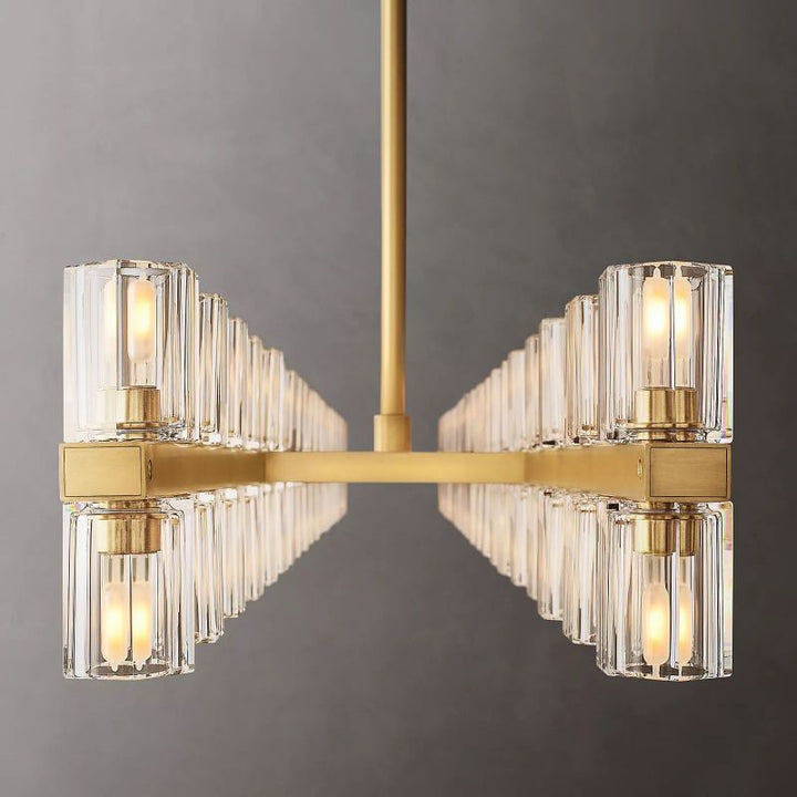 Aka Wine-glass Rectangular Chandelier 72" - ebuylight