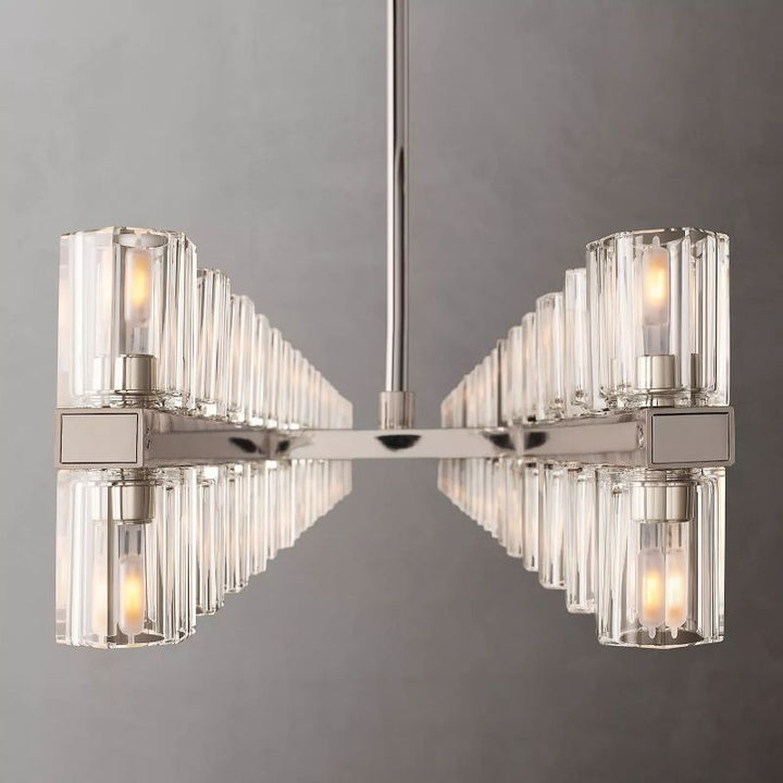 Aka Wine-glass Rectangular Chandelier 72" - ebuylight