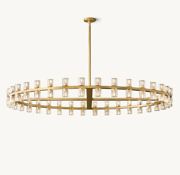 Akachon Round Chandelier 60"