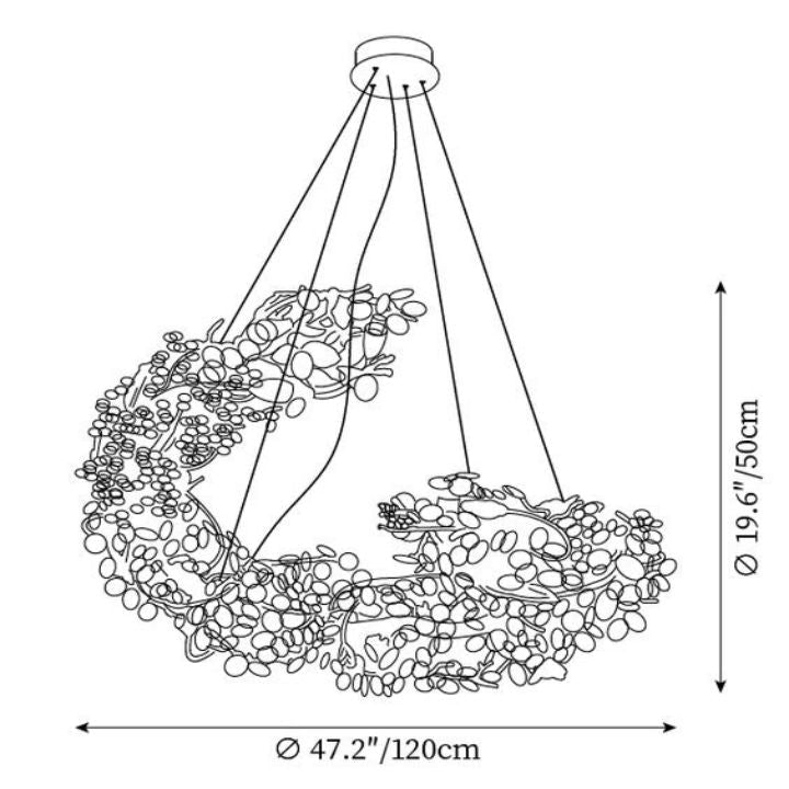 Aurea Modern Chandelier - ebuylight