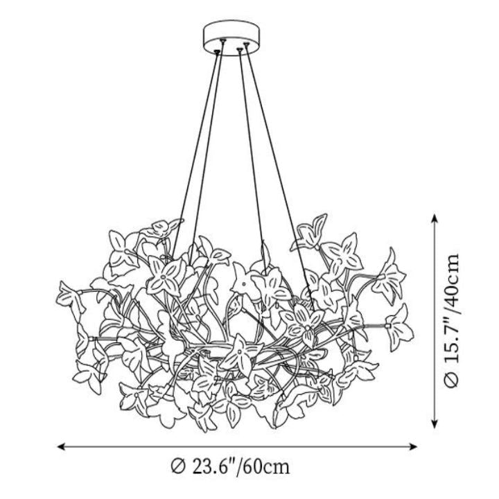 Begonia Living Room Chandelier - ebuylight