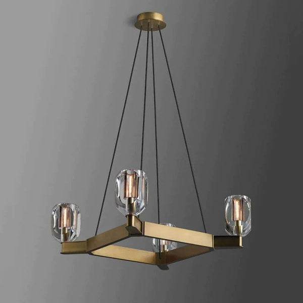 Bifrons Contemporary 4-Lights Dining Square Pendant - ebuylight