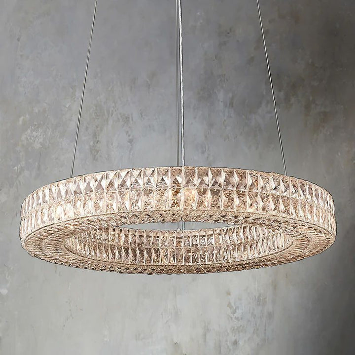 Brilliant Crystal Round Chandelier 32"44"59" - ebuylight