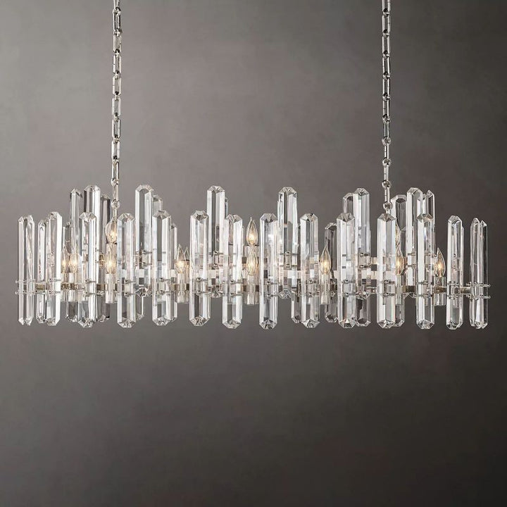 Browning Prism Linear Chandelier 54" - ebuylight