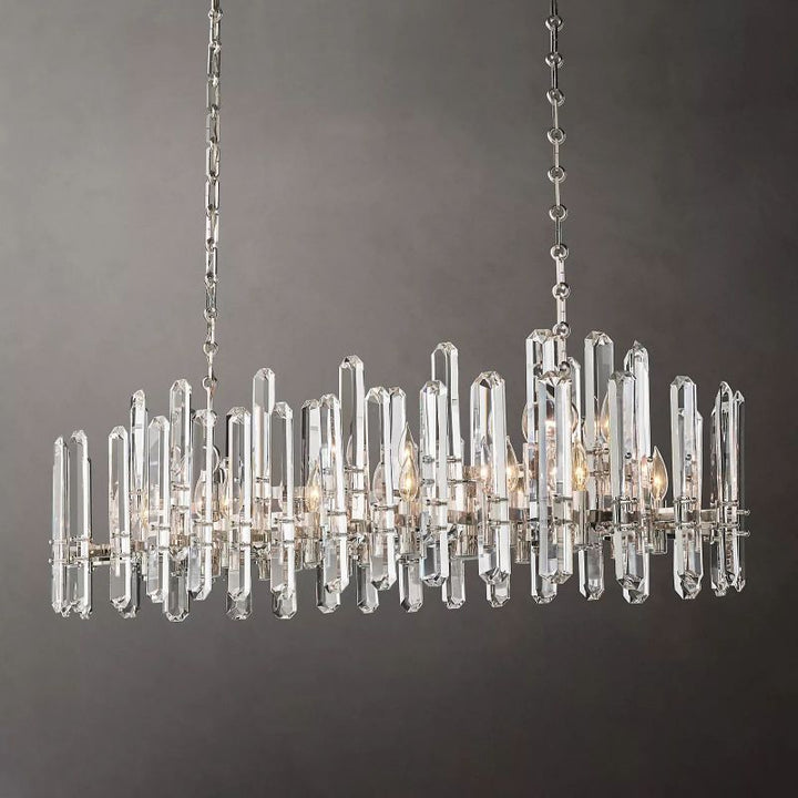 Browning Prism Linear Chandelier 54" - ebuylight