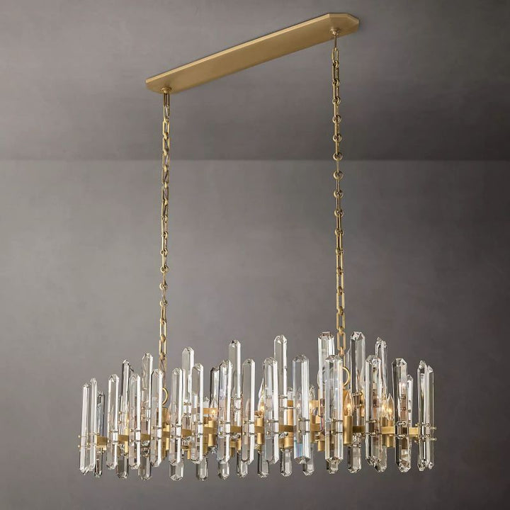 Browning Prism Linear Chandelier 54" - ebuylight