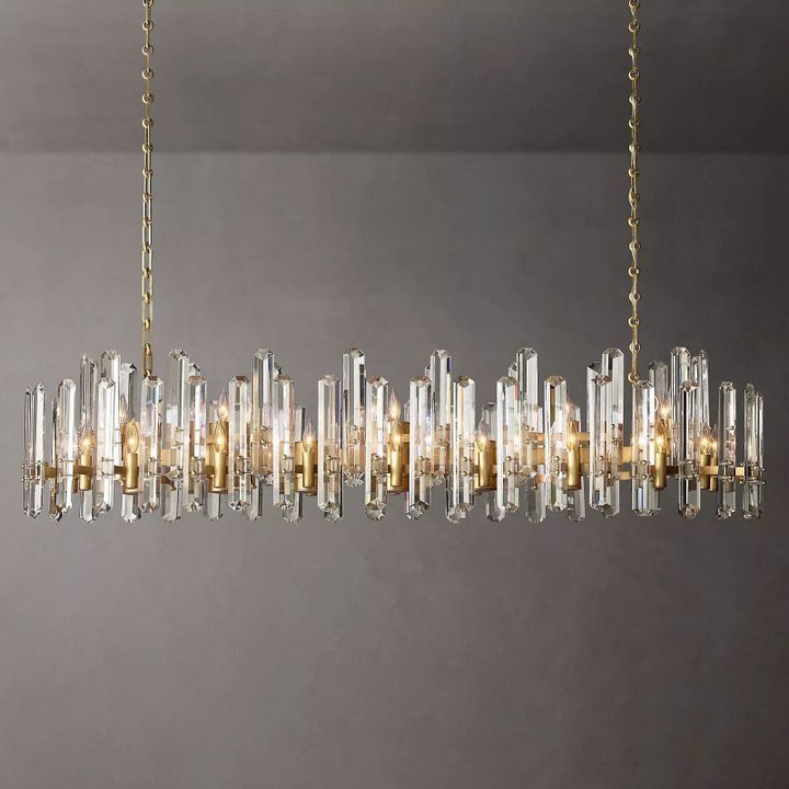 Browning Prism Linear Chandelier 72" - ebuylight