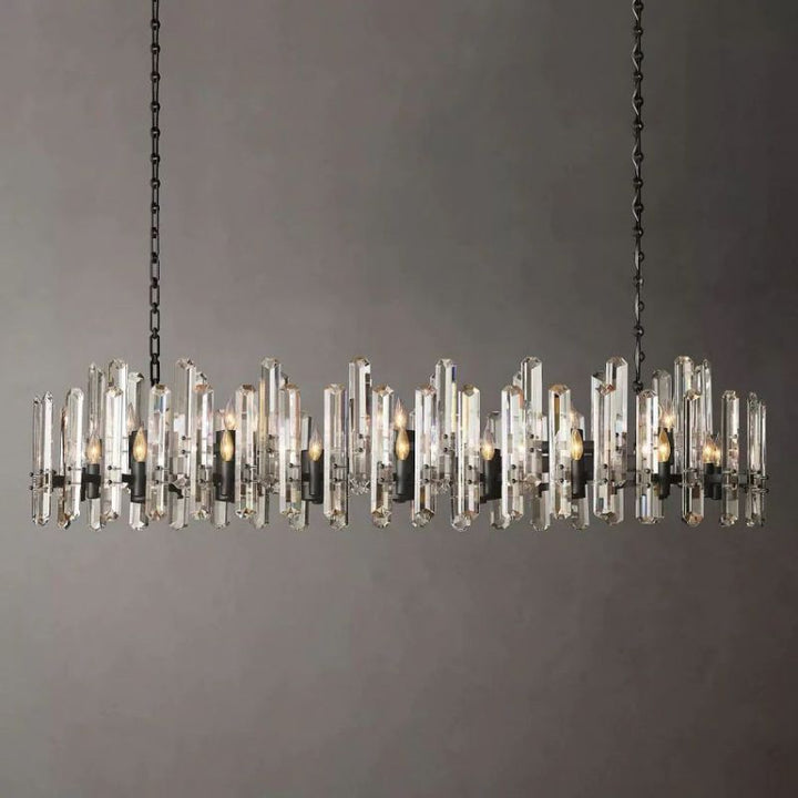 Browning Prism Linear Chandelier 72" - ebuylight