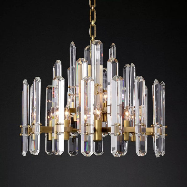 Browning Prism Round Chandelier 24" - ebuylight