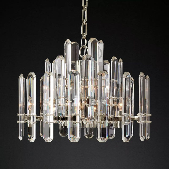 Browning Prism Round Chandelier 24" - ebuylight