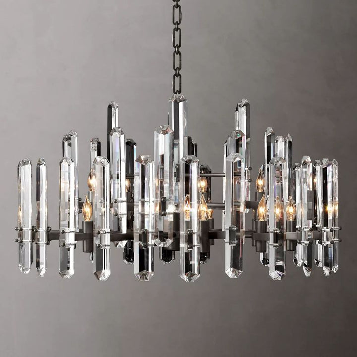 Browning Prism Round Chandelier 36" -ebuylight