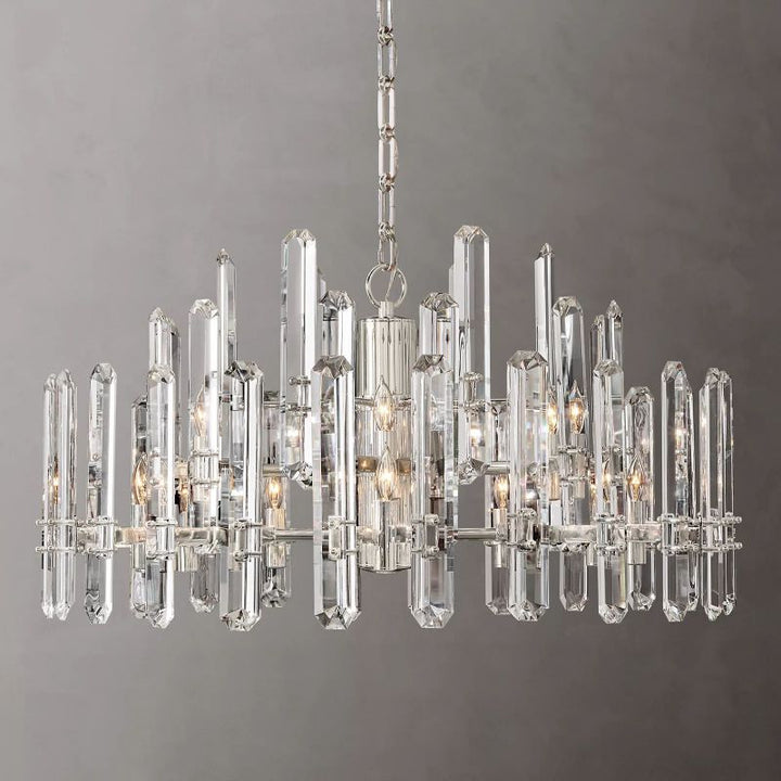 Browning Prism Round Chandelier 36" - ebuylight