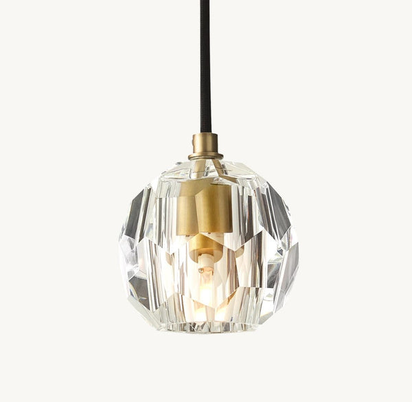 Bulle Cristal Glass Cord Pendant