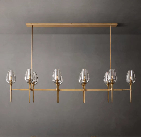 Calla Linear Chandelier 65"