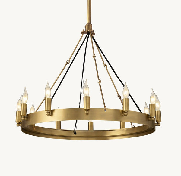 Camena Vintage Candelabra Round Chandelier