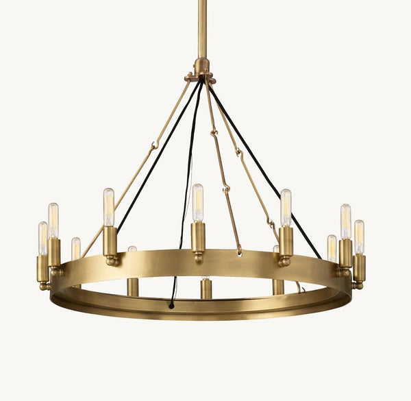 Camena Vintage Filament Round Chandelier