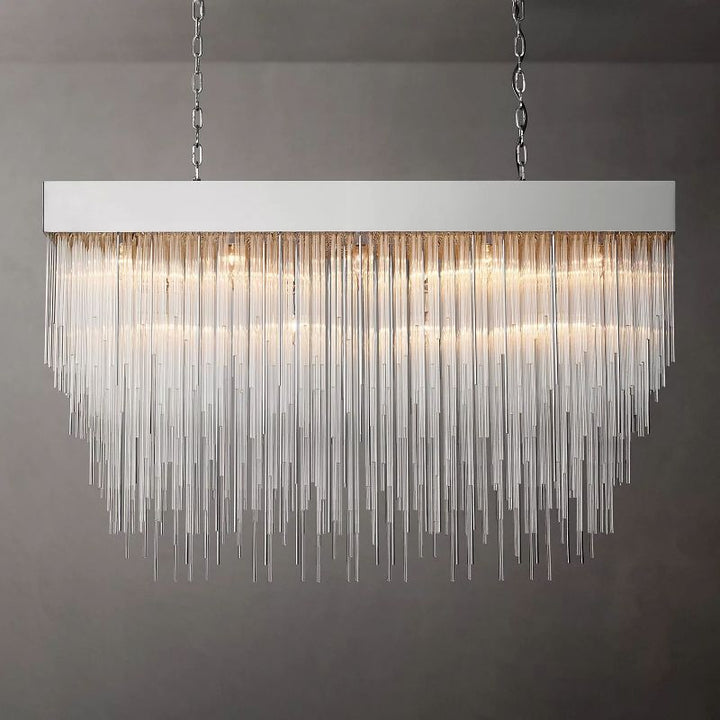 Cascada Rectangular Chandelier 54" - ebuylight