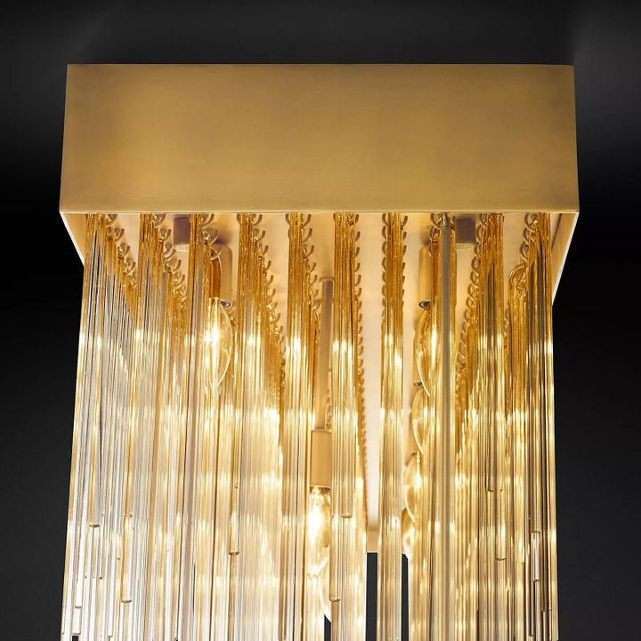 Cascada Rectangular Chandelier 54" - ebuylight