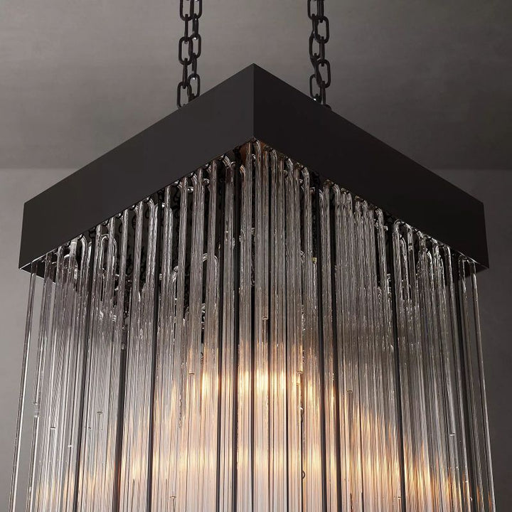 Cascada Square Chandelier 21" - ebuylight