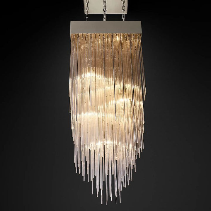 Cascada Square Chandelier 21" - ebuylight