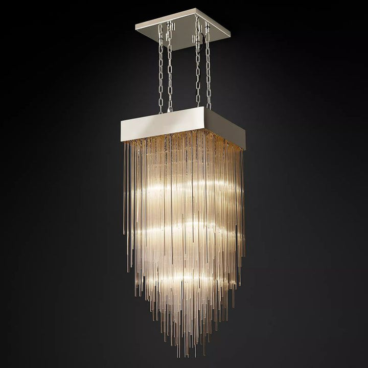 Cascada Square Chandelier 21" - ebuylight