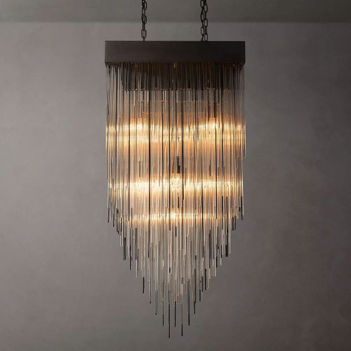 Cascada Square Chandelier 30" - ebuylight