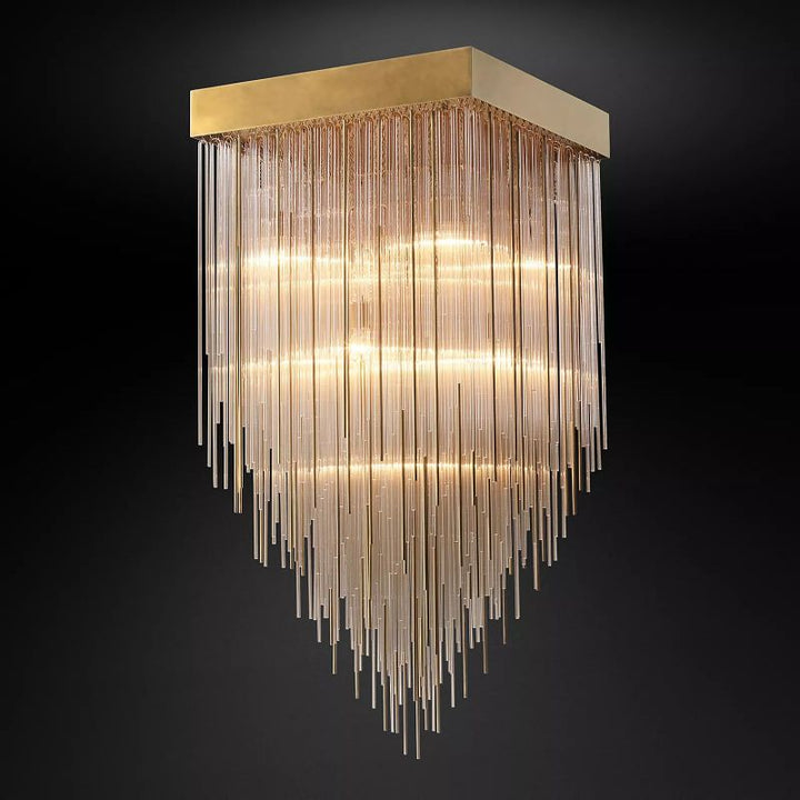 Cascada Square Chandelier 30" - ebuylight