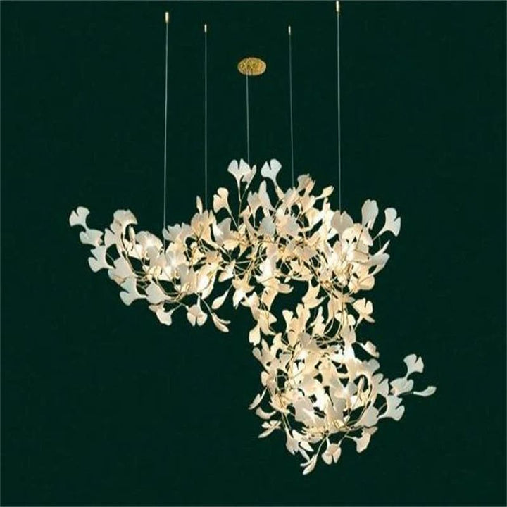 Ceramic Ginkgo Luxury Branch Chandelier -  ebuylight