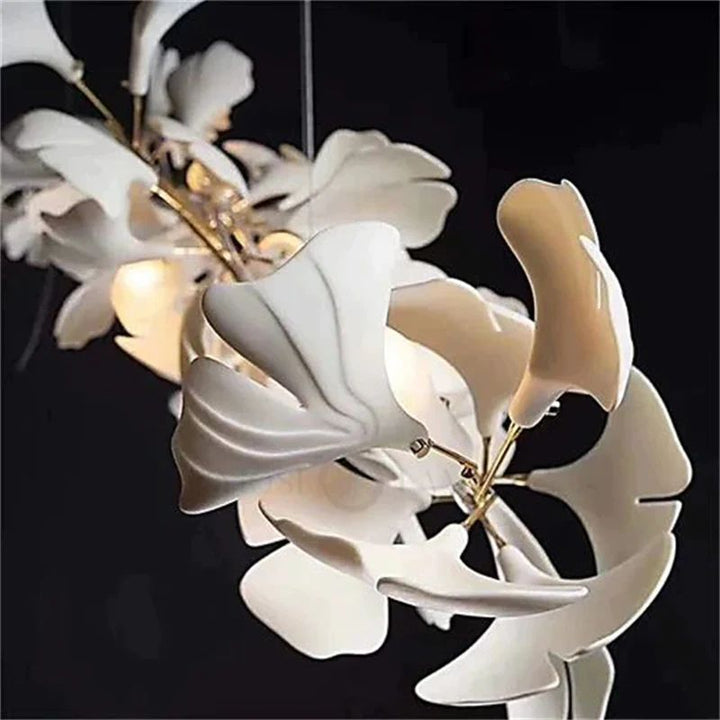 Ceramic Ginkgo Luxury Branch Chandelier -  ebuylight