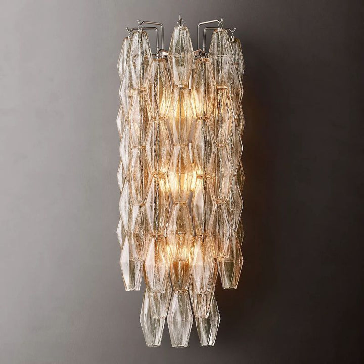 Chara Clear Glass Grand Wall Sconce -  ebuylight