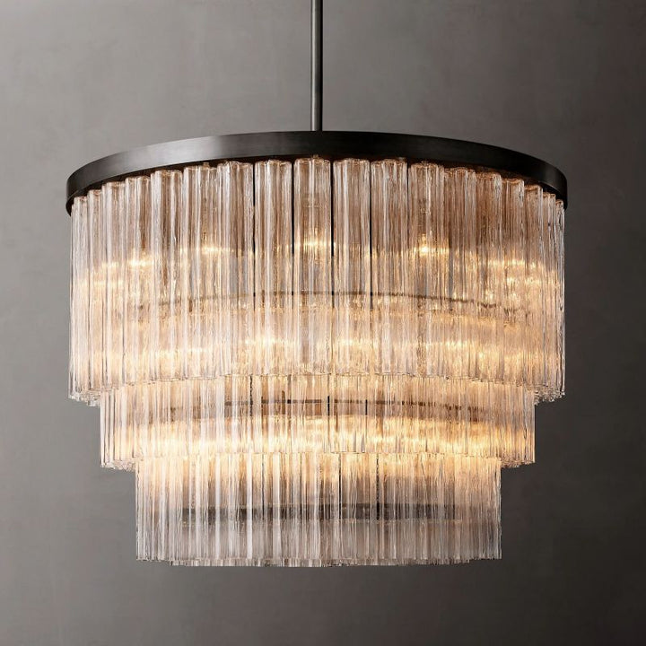 Cielle 3-Tier Round Chandelier 48” - ebuylight