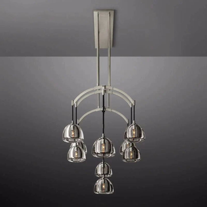 Crescent Linear Chandelier 54'' - ebuylight