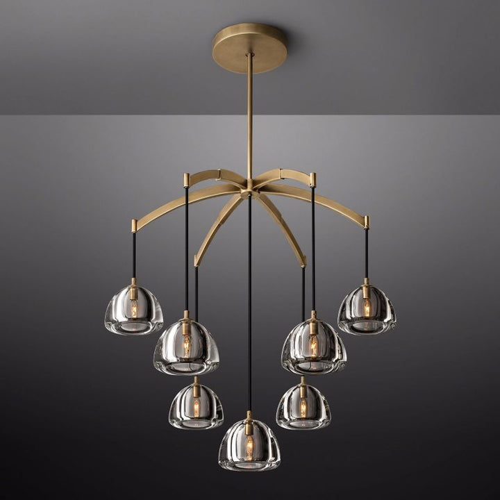 Crescent Round Chandelier 36'' - ebuylight