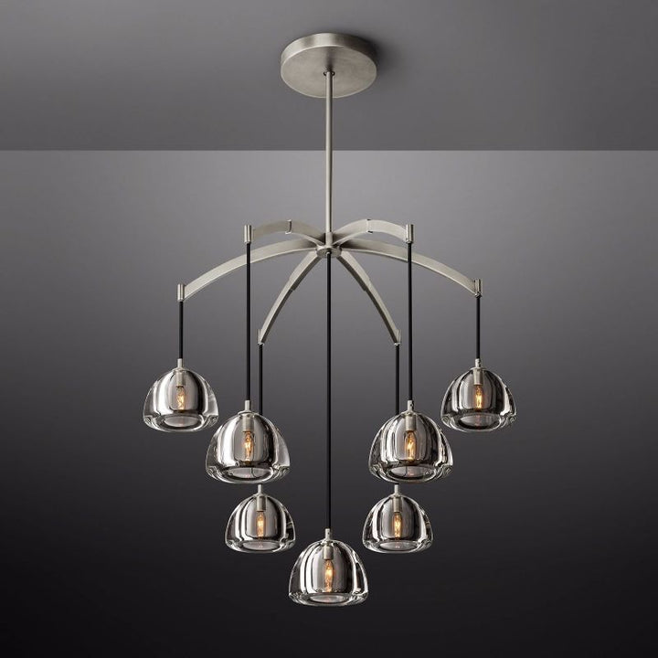 Crescent Round Chandelier 36'' - ebuylight