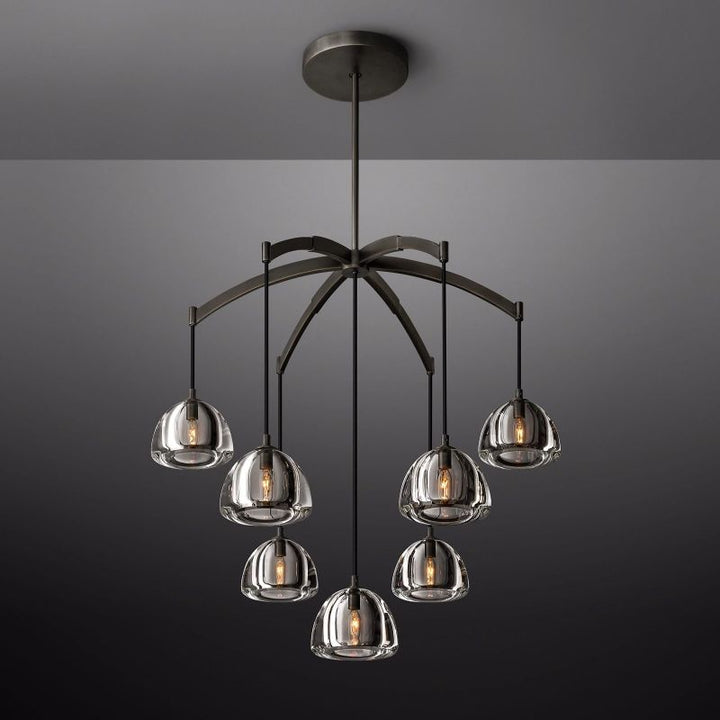 Crescent Round Chandelier 36'' - ebuylight