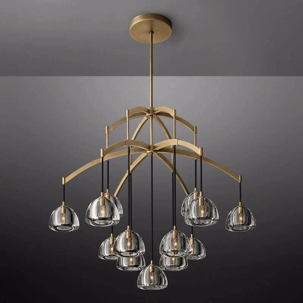 Crescent Round Chandelier 48'' - ebuylight