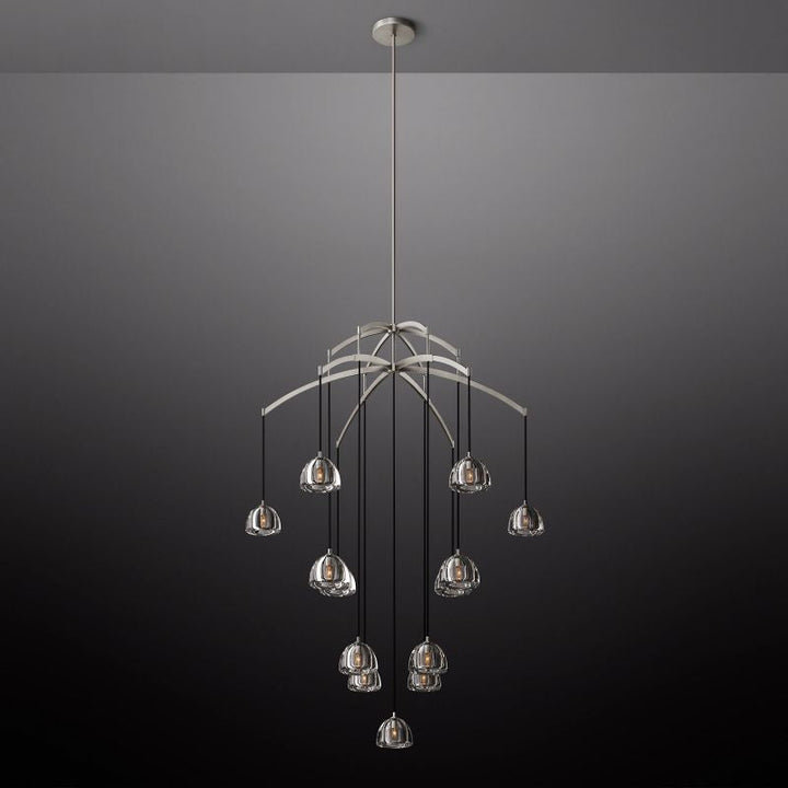 Crescent Round Chandelier 60'' - ebuylight