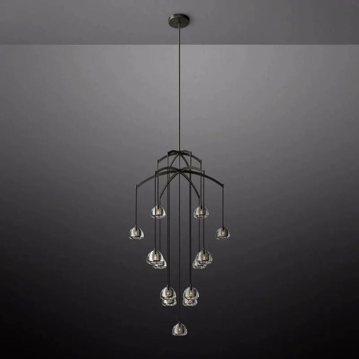 Crescent Round Chandelier 60'' - ebuylight