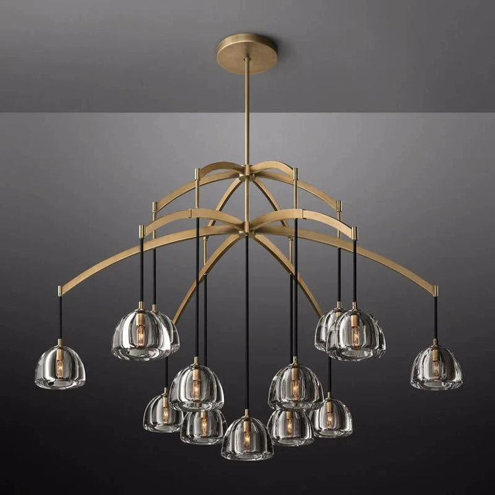 Crescent Round Chandelier 60'' - ebuylight