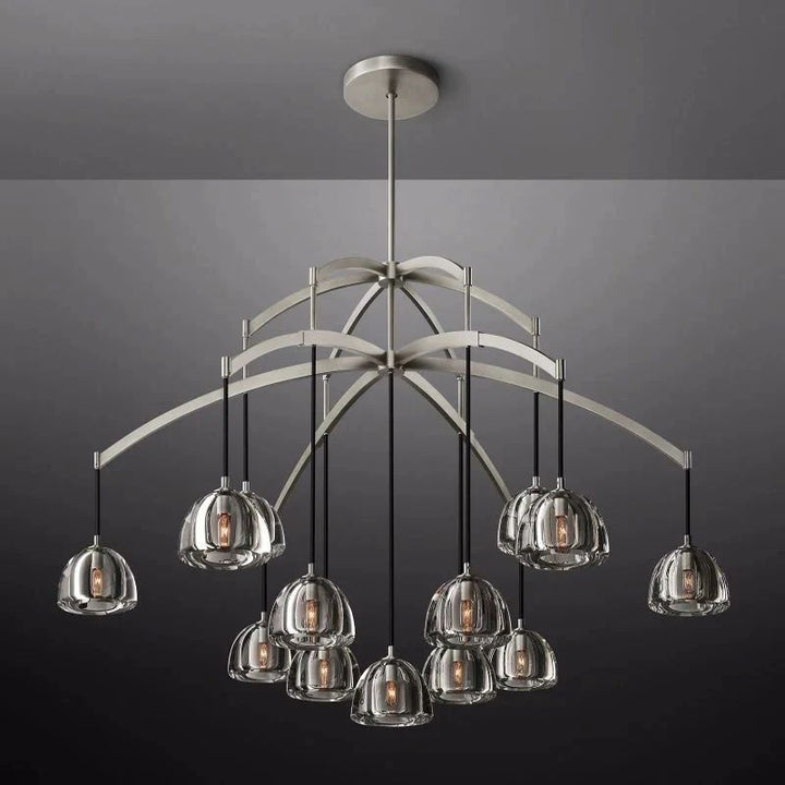 Crescent Round Chandelier 60'' - ebuylight