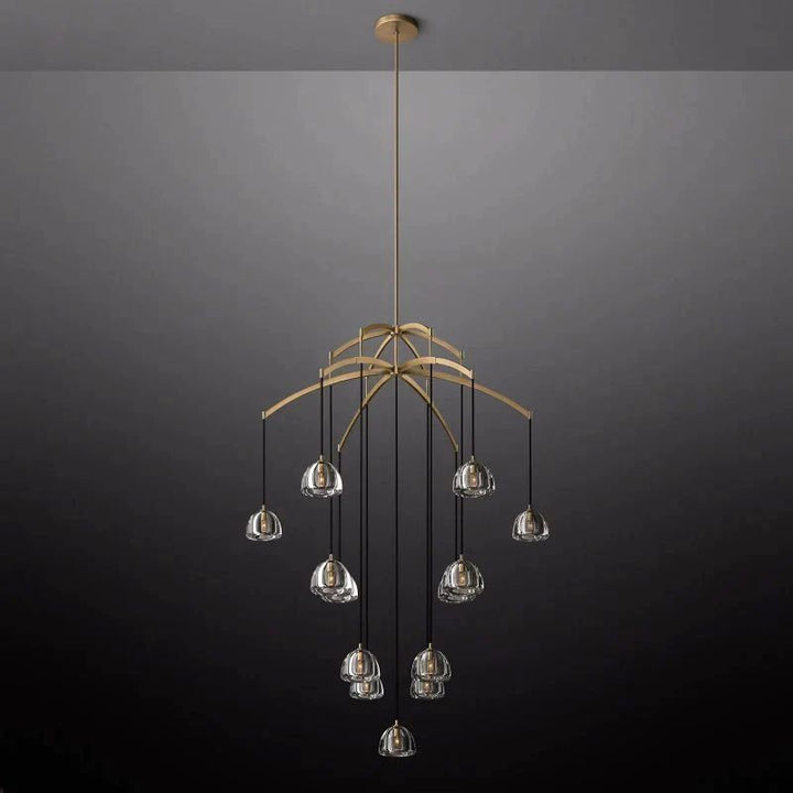 Crescent Round Chandelier 60'' - ebuylight