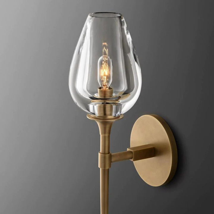 Crystal Tulip Wall Sconce - ebuylight